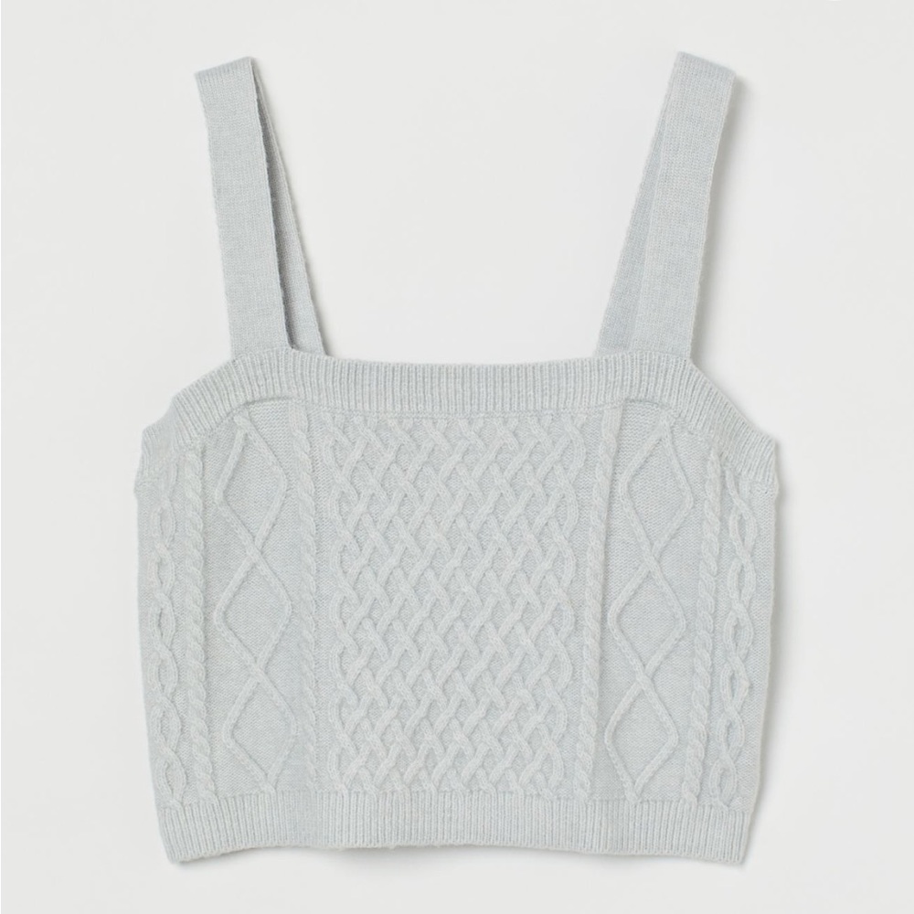 H&M cable knit crop
